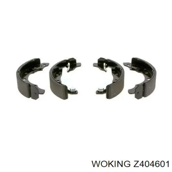 Купить Z404601 Woking Задние барабанные тормозные колодки
