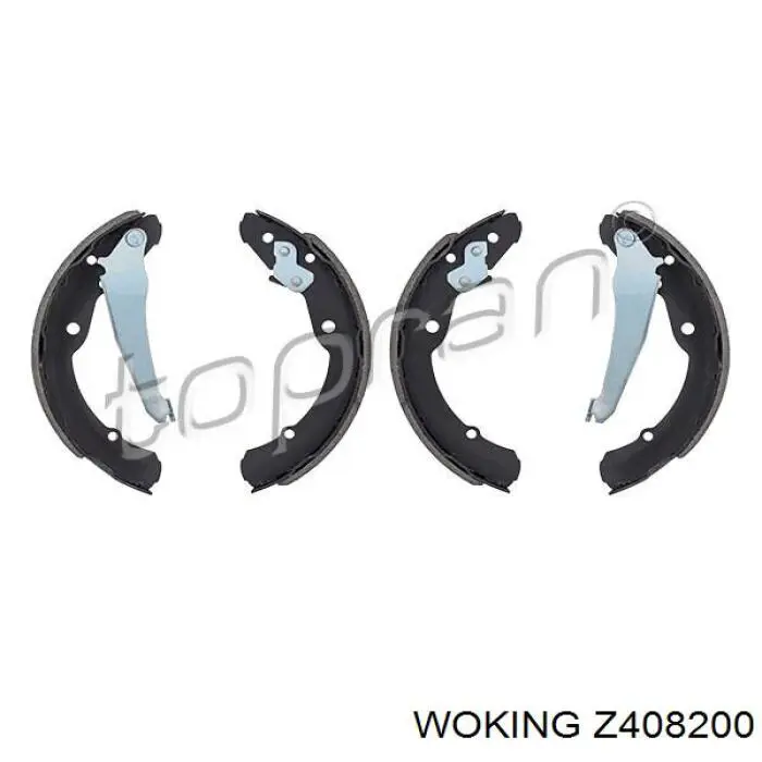 Тормоза рабочие задние ножные и тормозные барабаны Woking Z408200 цена, от 22.13 USD