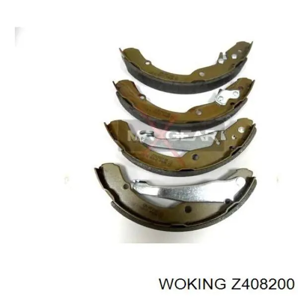 Купить Z408200 Woking Задние барабанные тормозные колодки