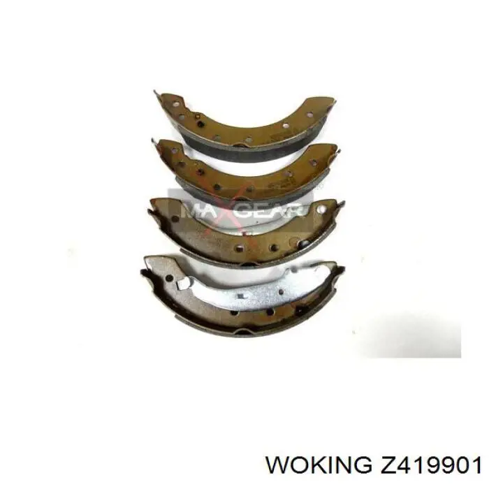Тормоза рабочие задние ножные и тормозные барабаны Woking Z419901 цена, от 16.96 USD
