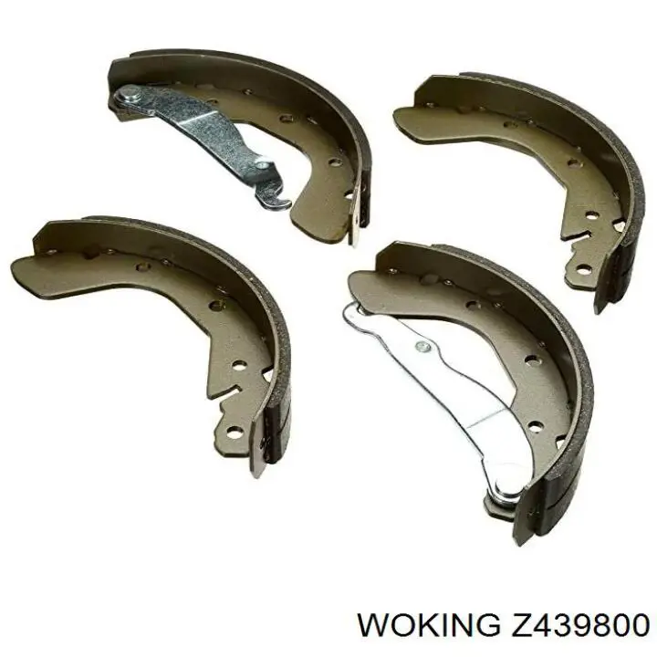 Колодки гальмові задні, барабанні Z439800 Woking