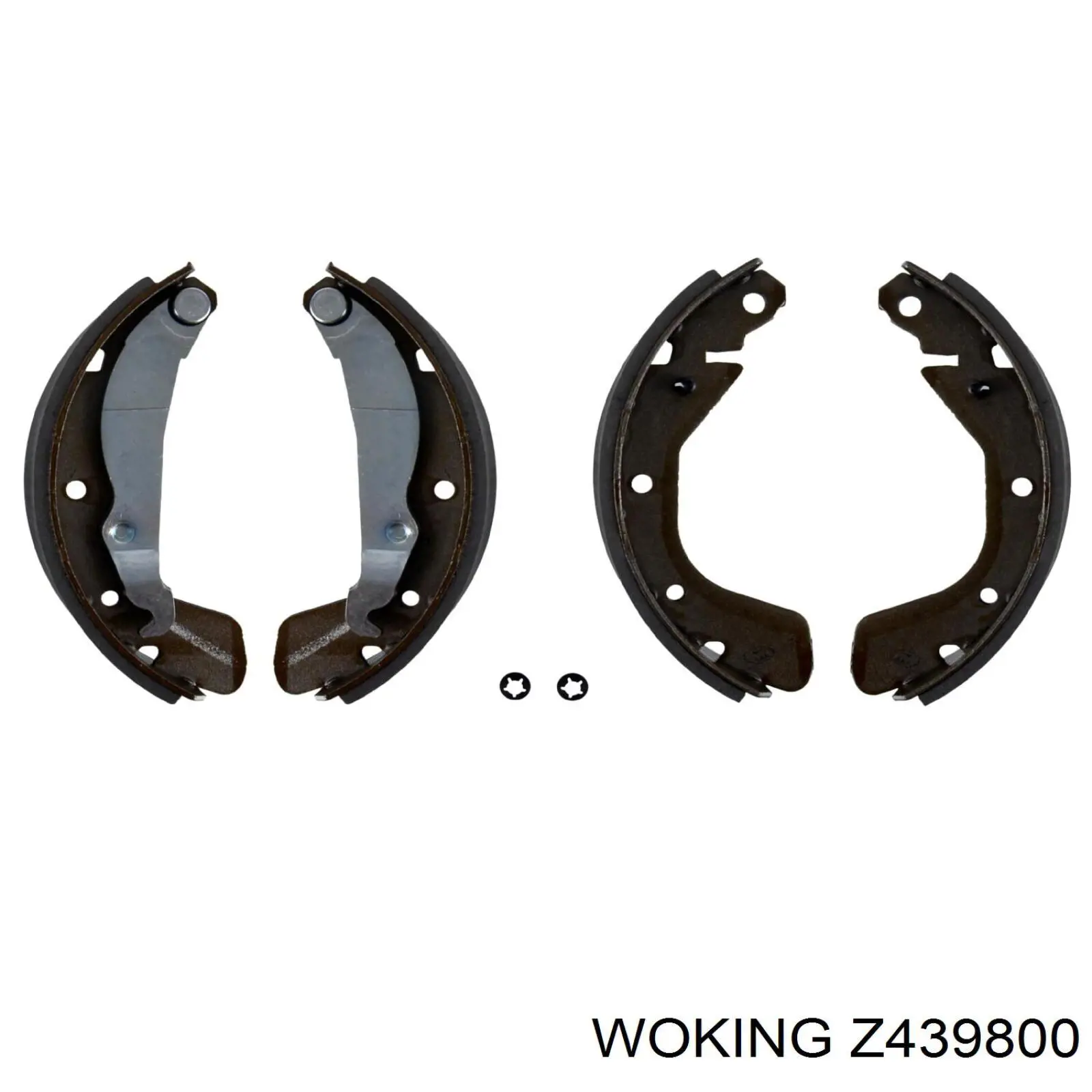 Колодки гальмові задні, барабанні Z439800 Woking