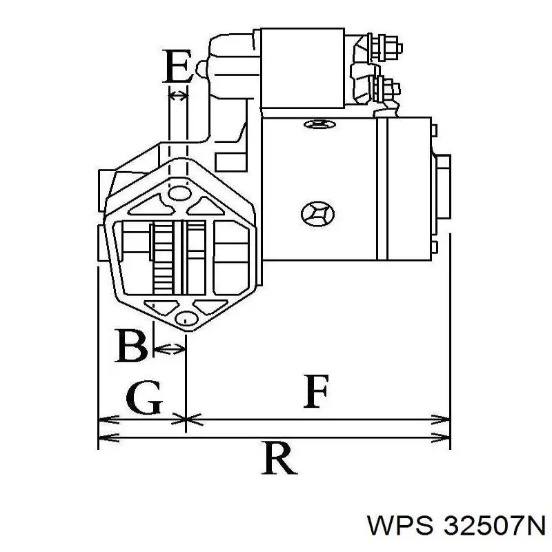 Стартер 32507N WPS