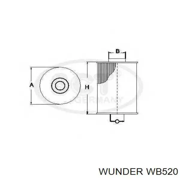 Топливный фильтр WB520 Wunder