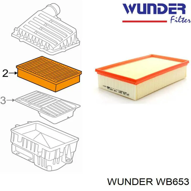 Фильтр тонкой очистки топлива Wunder WB653 цена, от 14.21 USD
