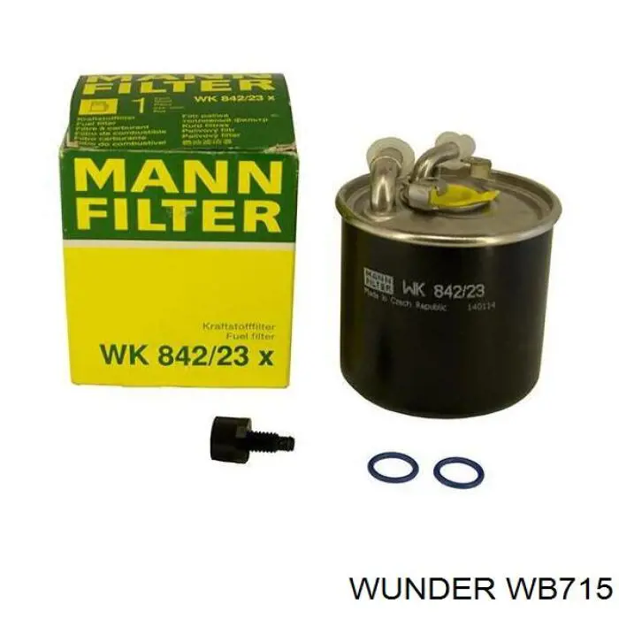 WB 715 Wunder filtro de combustível