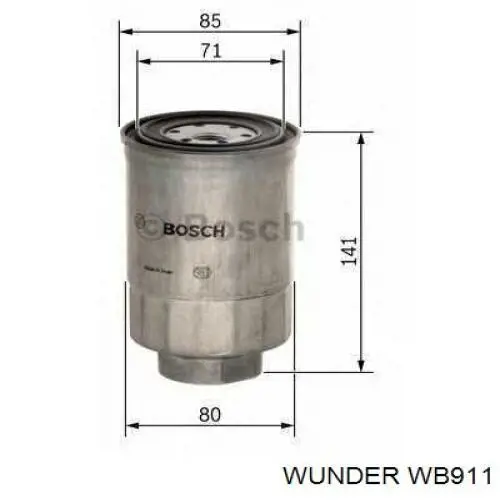 Купить WB911 Wunder Фильтр-отстойник топлива грубой очистки