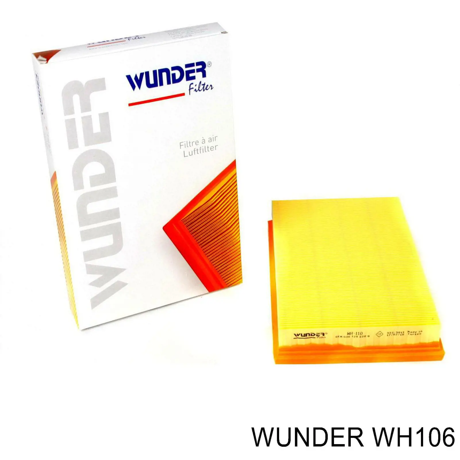 WH106 Wunder Воздушный фильтр двигателя