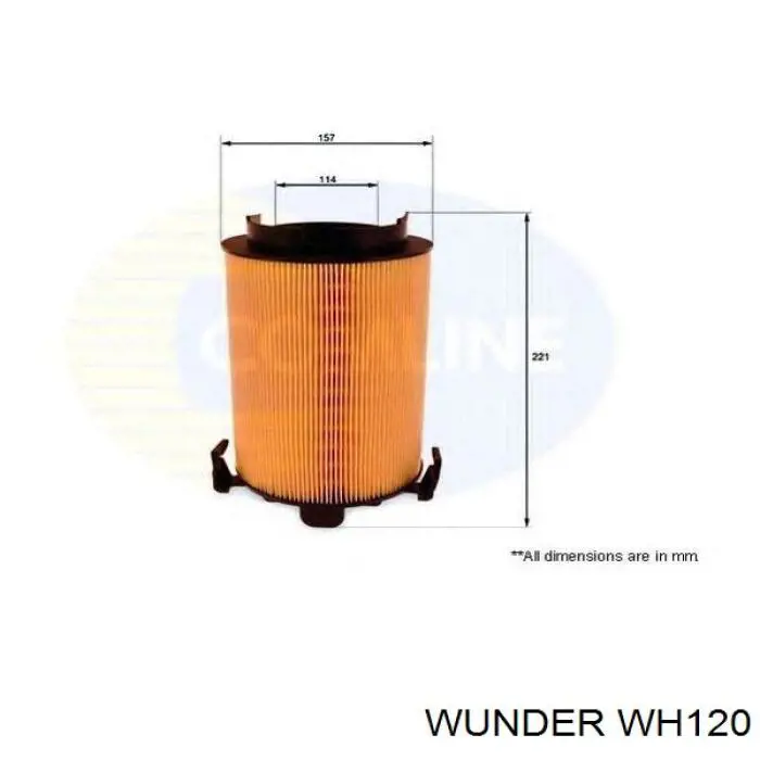 Элемент воздушного фильтра Wunder WH120 цена, от 7.83 USD
