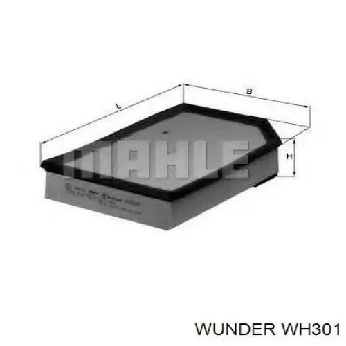 Элемент воздушного фильтра Wunder WH301 цена, от 4.92 USD