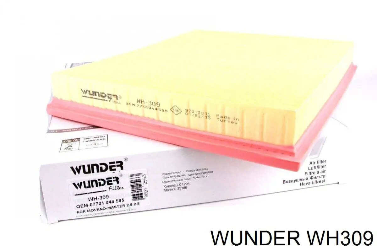 Элемент воздушного фильтра Wunder WH309 цена, от 6.83 USD