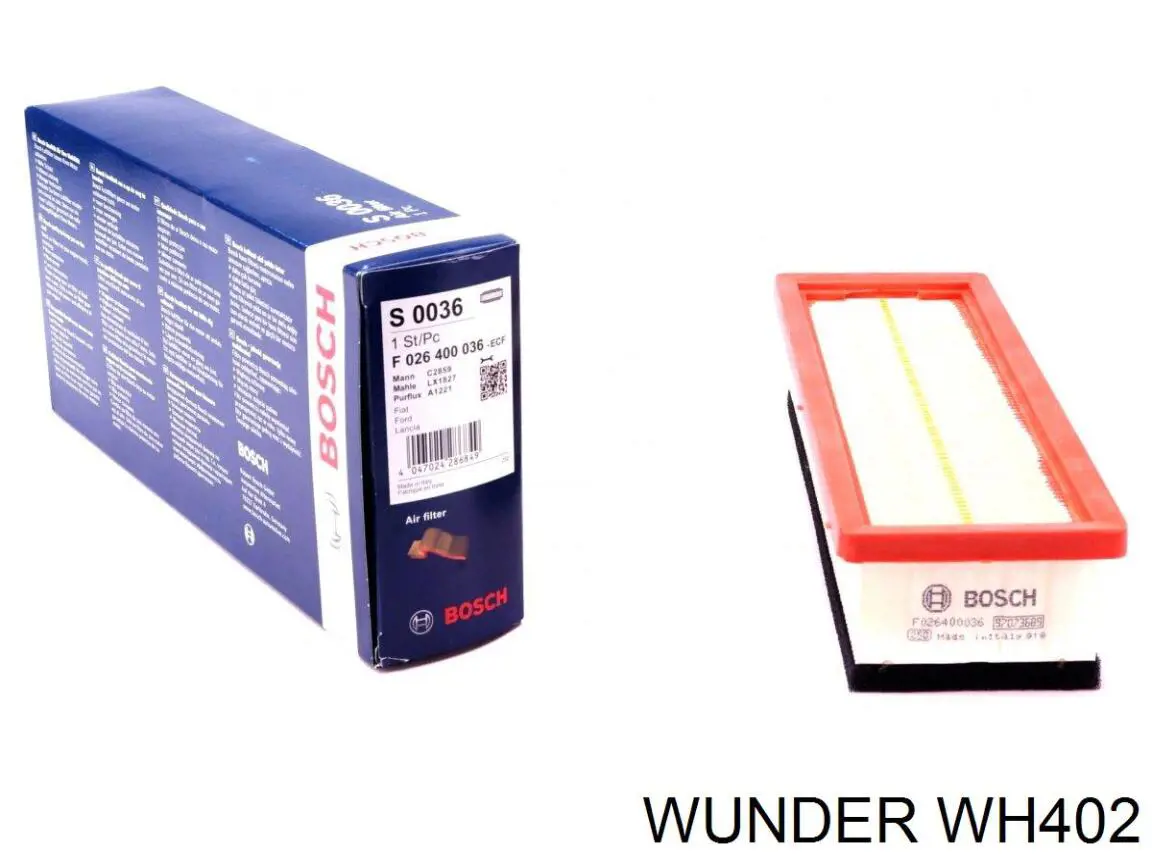 Filtro de aire de motor WH402 Wunder