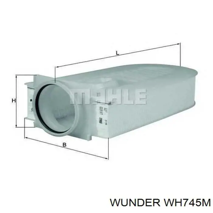 WH745M Wunder Воздушный фильтр двигателя