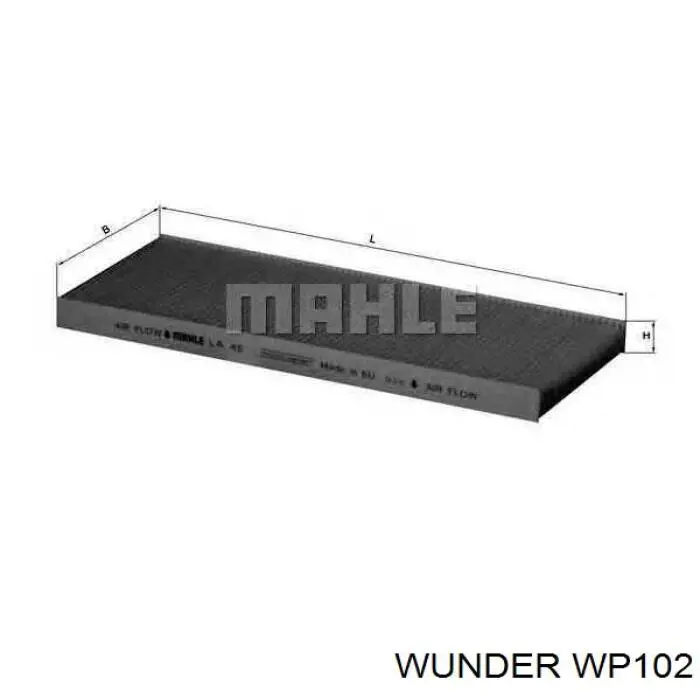 Фильтр воздушный отопителя Wunder WP102 цена, от 4.15 USD