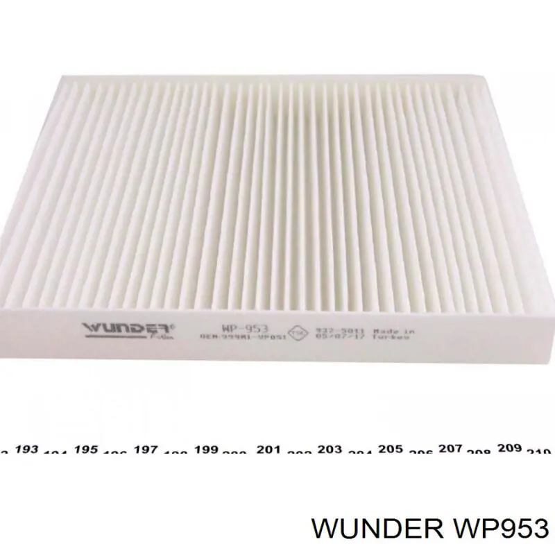 WP 953 Wunder фильтр салона