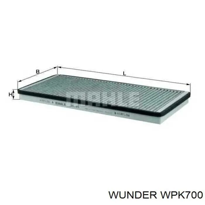 WPK 700 Wunder фильтр салона