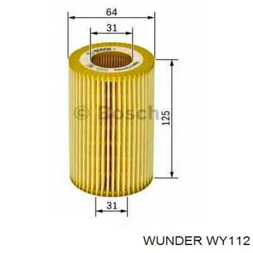 Масляный фильтр WY112 Wunder