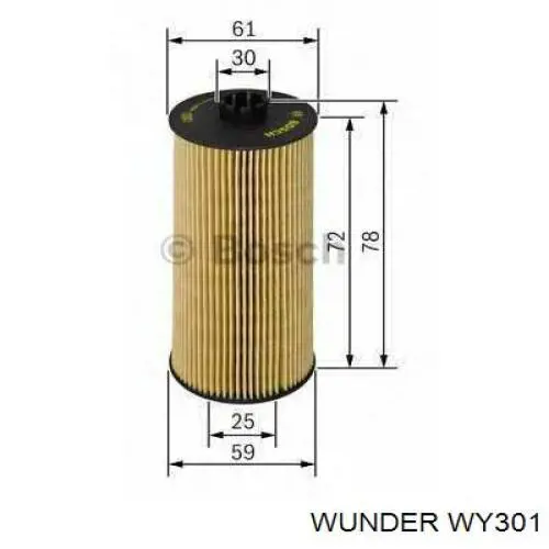 WY 301 Wunder масляный фильтр