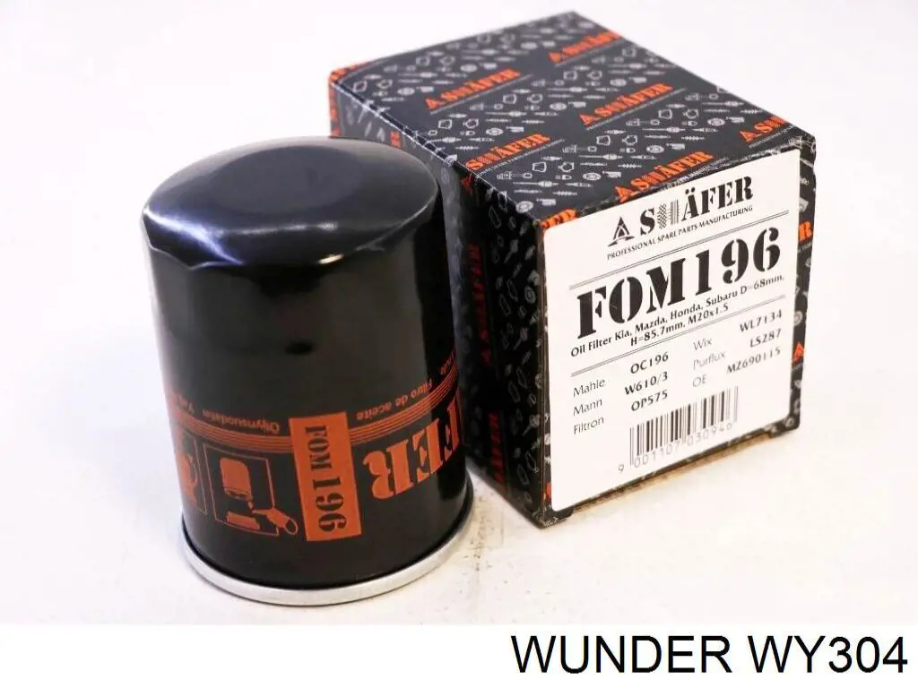 Фильтр очистки масла центробежный Wunder WY304 цена, от 5.06 USD