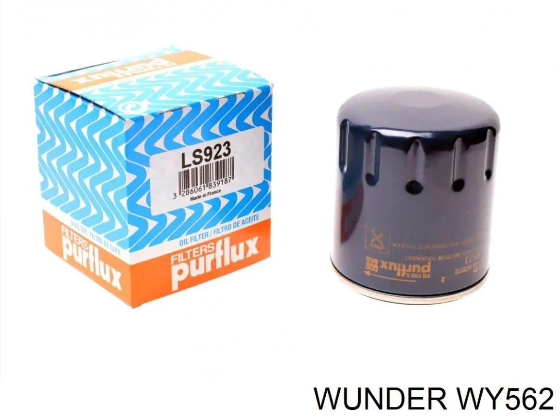 WY562 Wunder Масляный фильтр двигателя