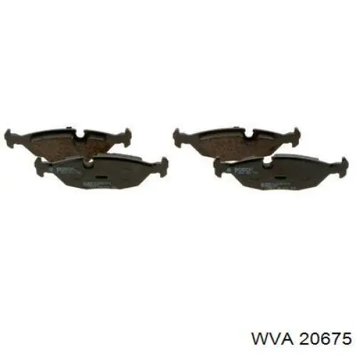 Колодки дисковые  WVA 20675 цена, от 12.79 USD