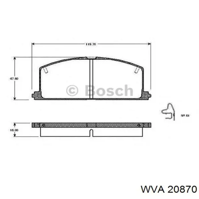 Колодки WVA 20870 цена, от 15.20 USD
