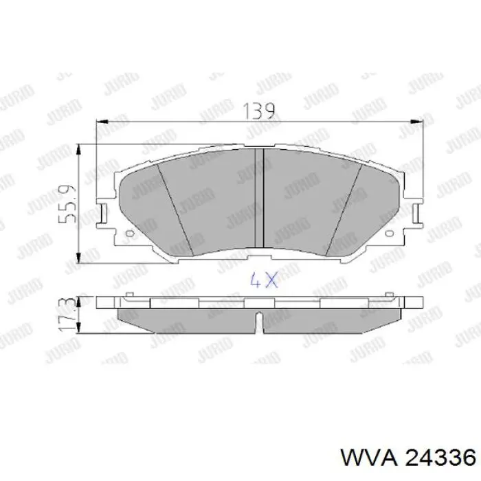 Колодки WVA 24336 цена, от 17.53 USD