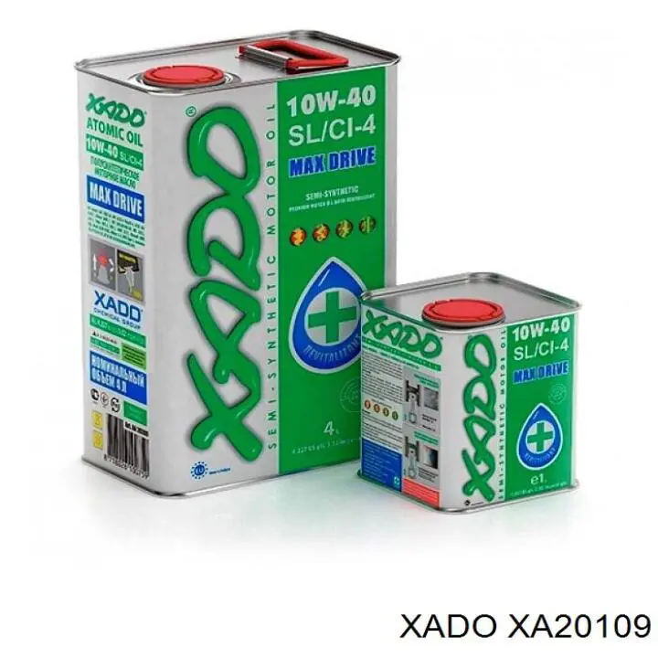 Моторное масло Xado Atomic Oil SL/CI-4 10W-40 Полусинтетическое 1л (XA20109)