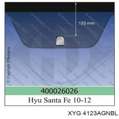 Купить GS3221D11P Pilkington Ветровое стекло