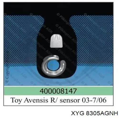 Купить GS8160D14 XYG Ветровое стекло