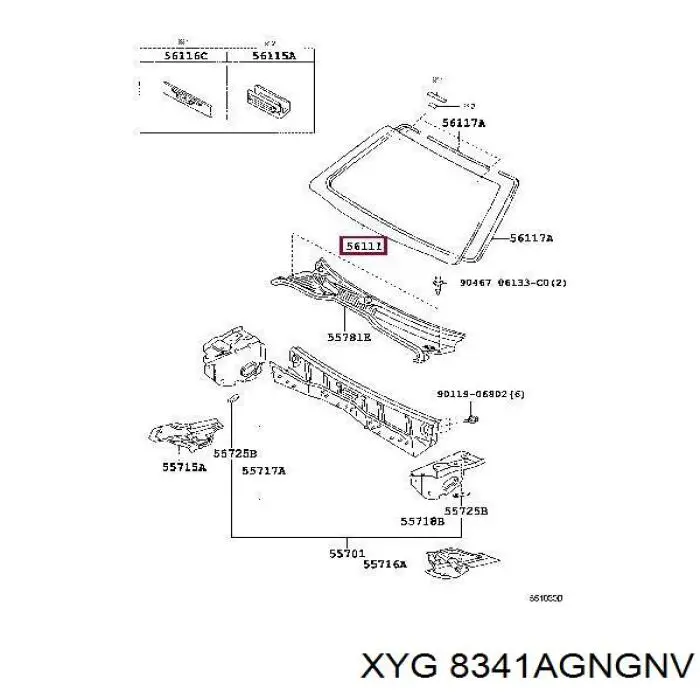 Купить GS7006D11P Pilkington Ветровое стекло
