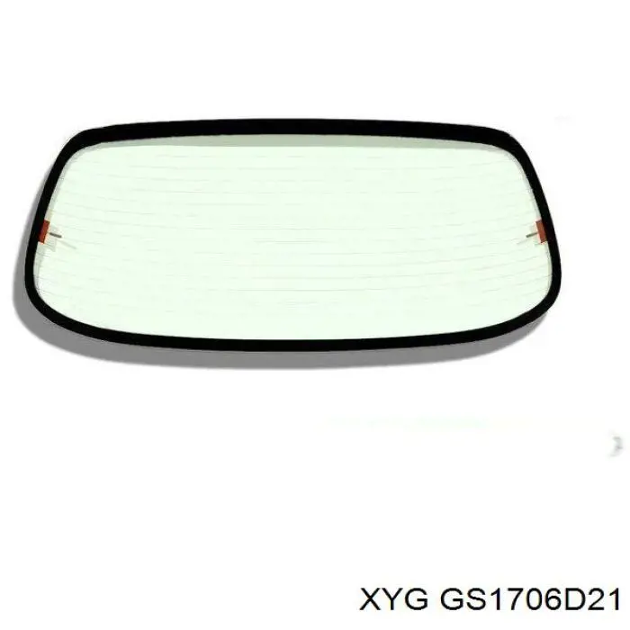 GS 1706 D21 XYG стекло багажника двери 3/5-й задней (ляды)