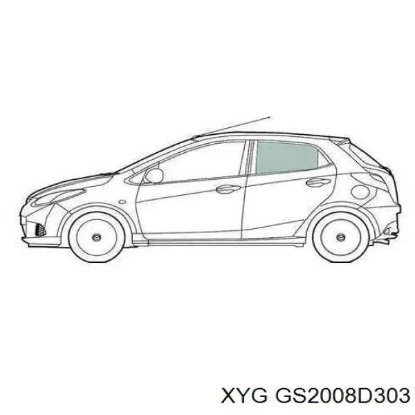 Стекло задней двери, левой FPS GS2008D303S цена, от 19.69 USD