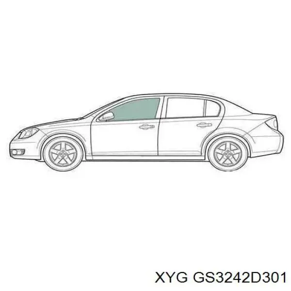 GS3242D301 XYG Стекло двери передней левой