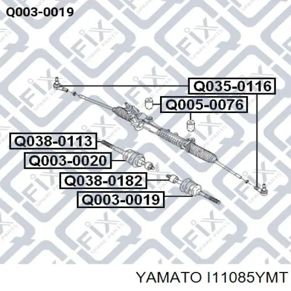 Рулевой наконечник Yamato I11085YMT цена, от 10.28 USD