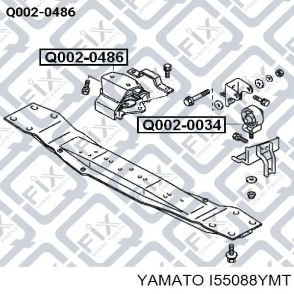 Задняя опора двигателя I55088YMT Yamato