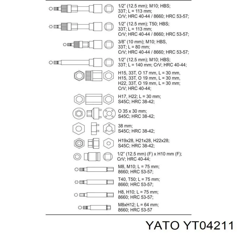  YT04211 Yato