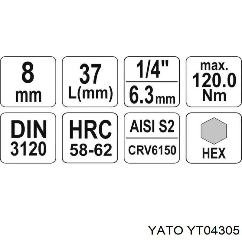 Купить YT04305 Yato 