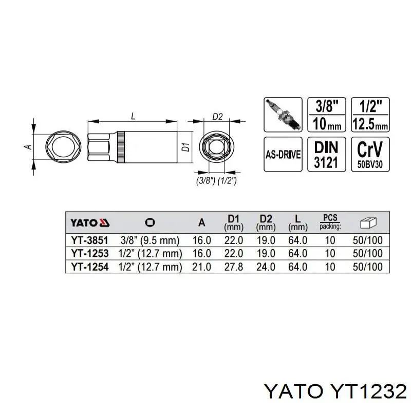 YT1232 Yato 