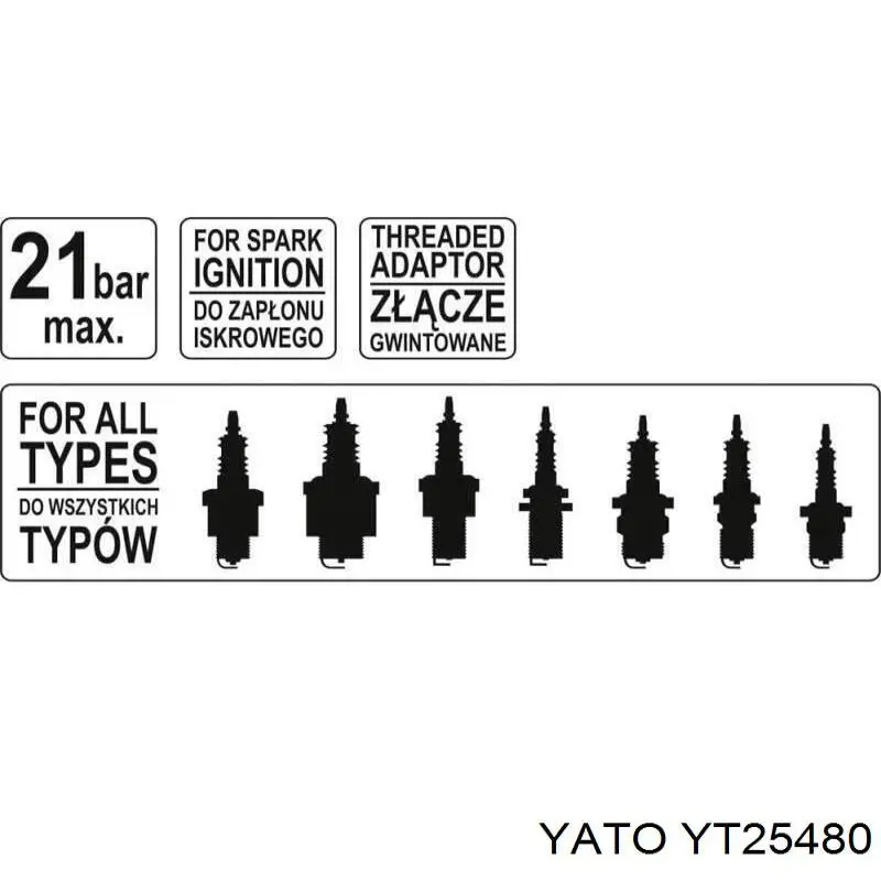  Yato YT25480 цена, от 22.74 USD