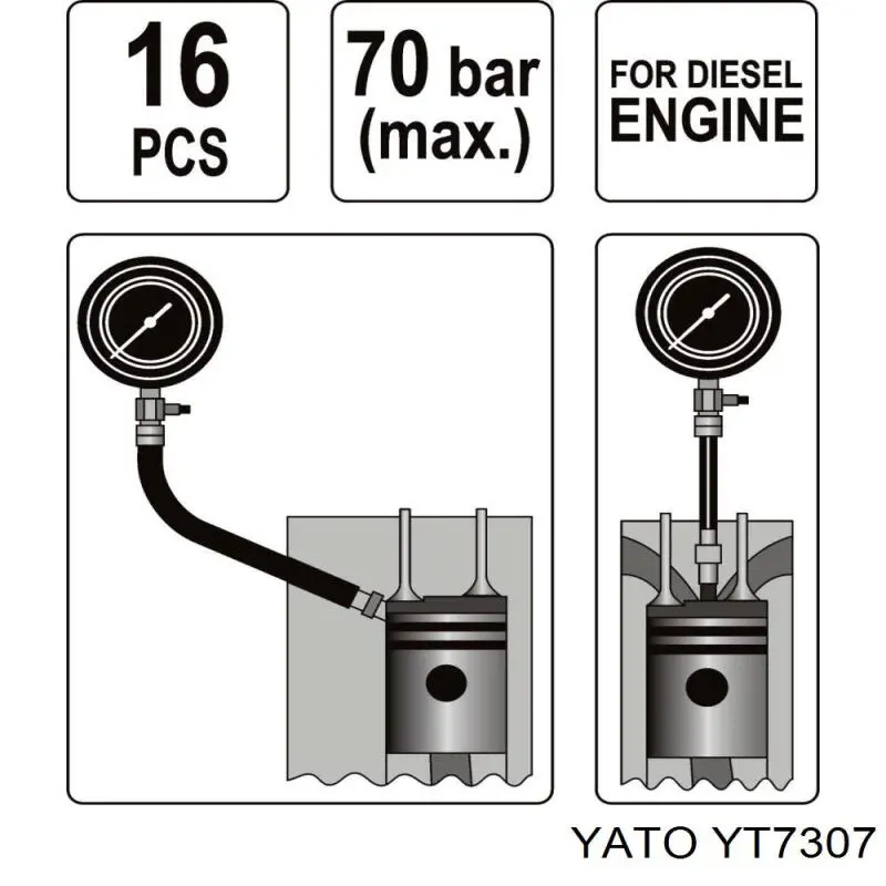  Yato YT7307 цена, от 55.39 USD