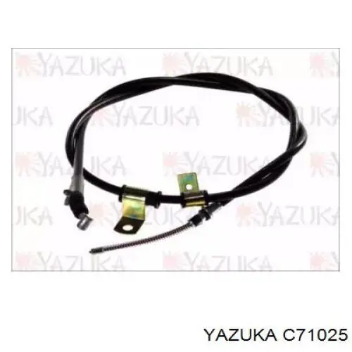 C71025 Yazuka трос ручного тормоза задний левый