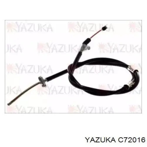 C72016 Yazuka трос ручного тормоза задний левый