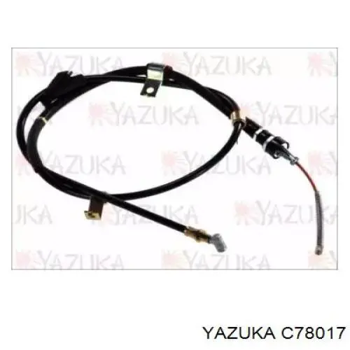 Cable de freno de mano trasero izquierdo C78017 Yazuka