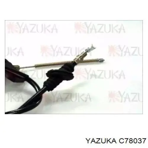 Cable de freno de mano trasero izquierdo C78037 Yazuka