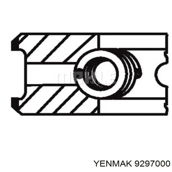 9297-000 Yenmak кольца поршневые на 1 цилиндр, std.