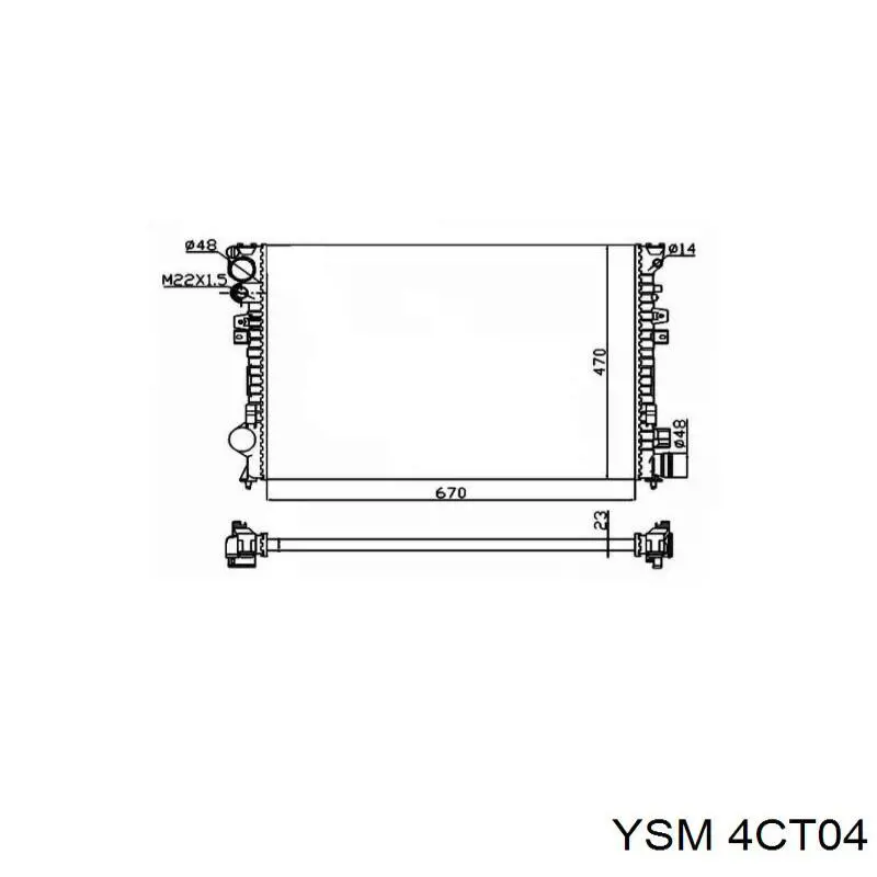 Замок зажигания YSM 4CT04 цена, от 76.66 USD
