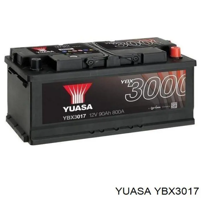 Аккумулятор автомобильный Yuasa YBX3017 цена, от 137.72 USD