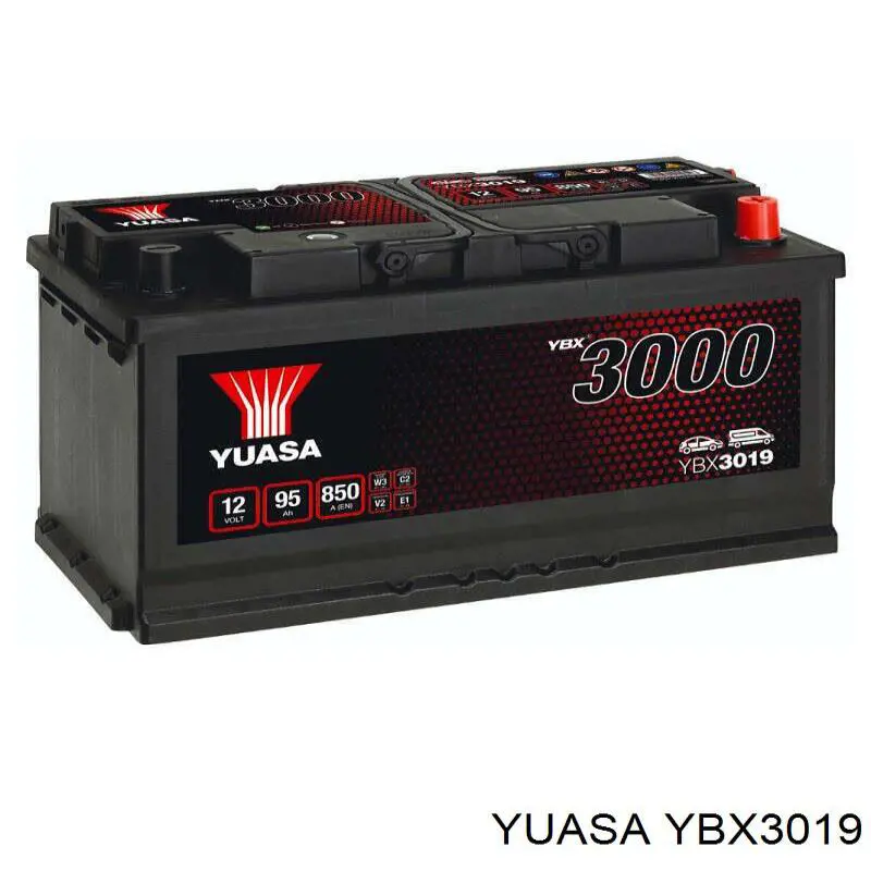 Аккумулятор автомобильный Yuasa YBX3019 цена, от 145.59 USD