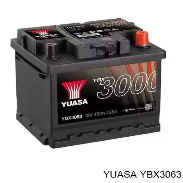 YBX3063 Yuasa bateria recarregável (pilha)